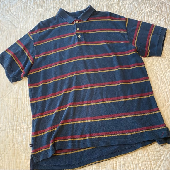 GAP Shirts Vintage 9s Y2k Gap Striped Polo Shirt Mens L Poshmark